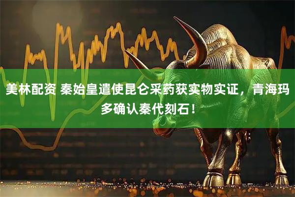 美林配资 秦始皇遣使昆仑采药获实物实证，青海玛多确认秦代刻石！